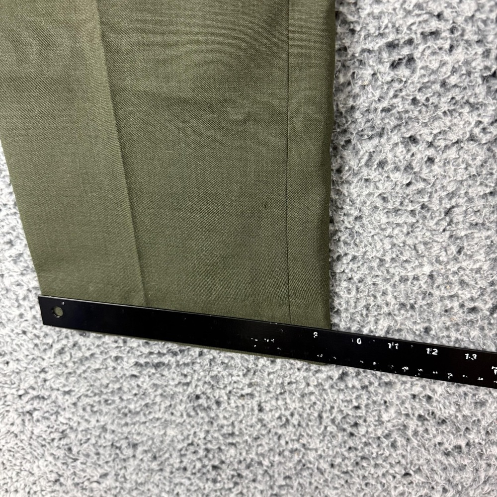 Vintage National Park Service Pants Mens 31x30 Green Wool Blend R&R Uniforms - Picture 14 of 15
